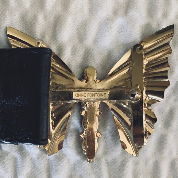 Anne Fontaine Butterfly Buckle Belt - Picture 4 of 5